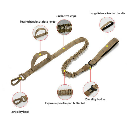 Tactical Dog Leash Set